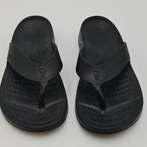 NUUSOL Black Walking Sandals 7 Made In USA Comfort